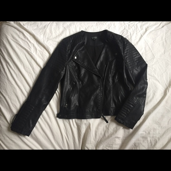 Topshop Jackets & Blazers - Topshop leather jacket